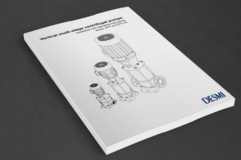 DESMI manual for vertical multi-stage centrifugal pumps, DPV and DPLHS series.
